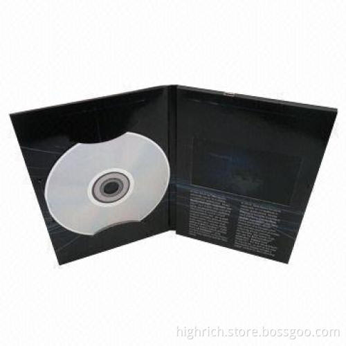 4.3-inch LCD Screen Video Brochure Greeting Card with CD Holder
